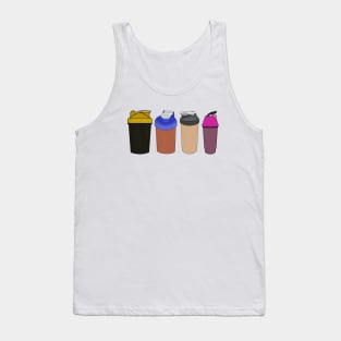 Water Bottle Shaker Gym Set Collection Tank Top